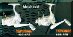 Heavy duty spinning and match reel