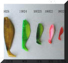 soft gel, shad, vario fish
