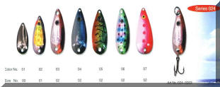 Fishing spoon and spinner