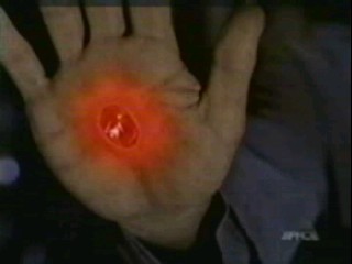 Lorkan weapon about to fire