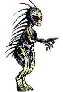 Ilustrao de um Chupacabra