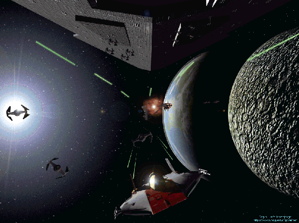 Imperial Dominance in orbit over Mechis III