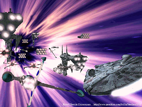 Rebel Fleet in Hyperspace