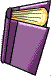 a purple book