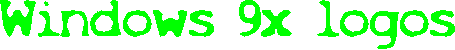 Windows 9x startup / shutdown screens