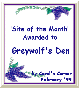 A wonderful award