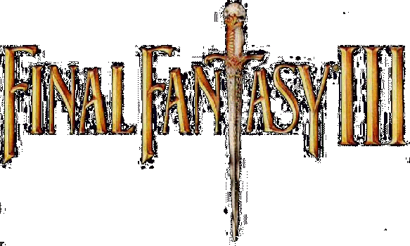 This is a gif I created myself called Final Fantasy Three transparent logo