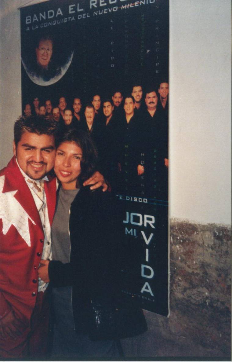 Lety y Luis antonio en la presentacion de Lo mejor de mi vida