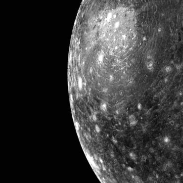Callisto a moon of Jupiter