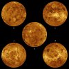 5 global views of Venus