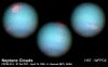 3 views of the clouds of Neptune