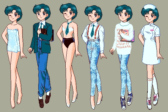 Pretty clothes.