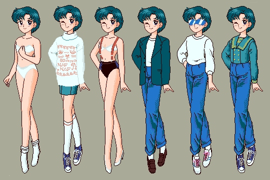 Pretty clothes.