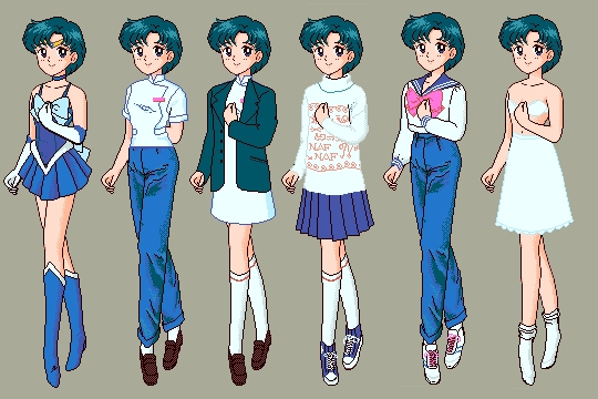 Pretty clothes.