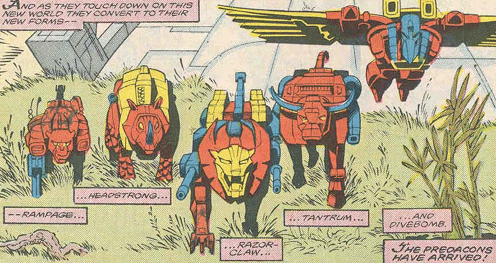 Predacons - Comic