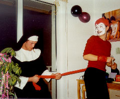 Nun vs. devil