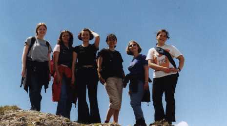 Choir people up high
