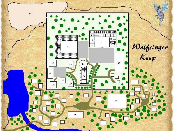 Map of Wolfsinger Keep