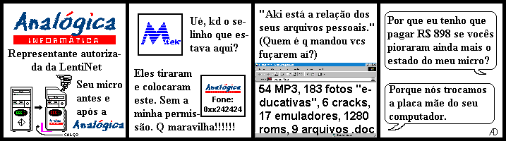 Analgica Informtica, representante autorizada da LentiNet