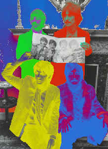 The Beatles celebrating the release of Pepper