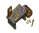 the counter in the Bank of Dra'lar