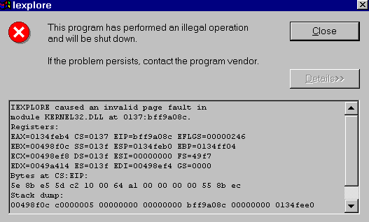 [What a GeoPop Crash looks like!]