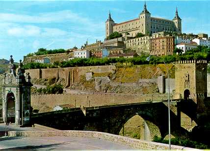 One of 2 bridges to Toledo