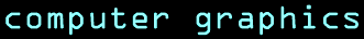 computer graphics