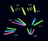 Party and festive cold light long lighted hours waving light stick