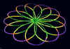 Party and festive cold light long lighted hours multi ring