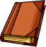 a brown book