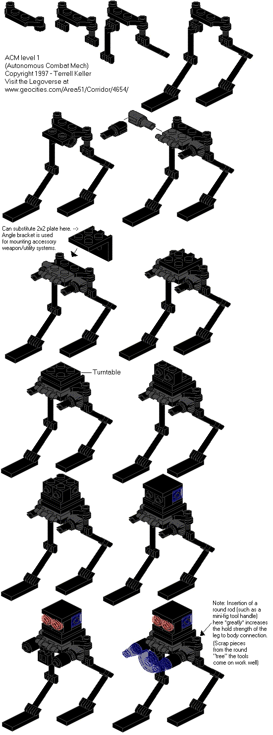 [Autonomous Combat Mech/level 1 - 37k gif]