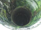Mirela's well. Its 1 m in diameter, 9 m deep & a further 6 m underwater. Why use wells? Because it's free mineral water, and it's good for you! Tastes nice too, and fresh. Better than any bottled water that I've ever had.