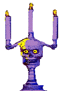 skull candelabra
