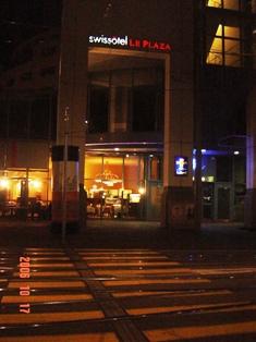 Entrance of Swissotel Le Plaza