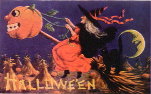 What's in the air on Halloween night? Click the Moon.