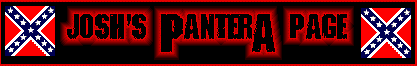 Josh's Pantera Page Banner