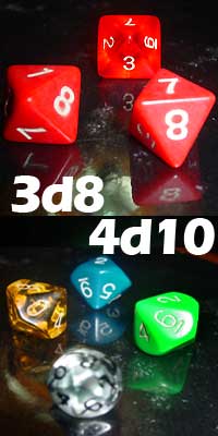 d8 and d10