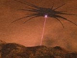 Shadow Ship leaving Mars Colony