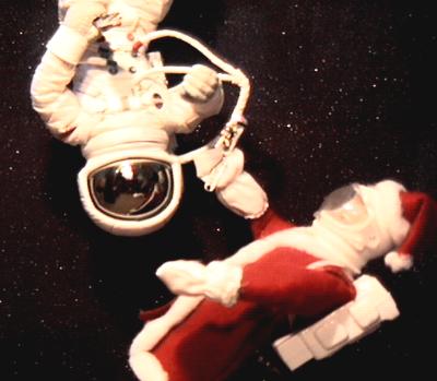 Santa Visits an Astronaut