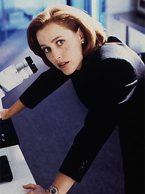 Scully watched the cell in microscope