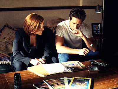 Mulder discussed with Scully
