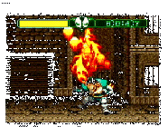 Spawn usando o Fire Storm em Chacina
