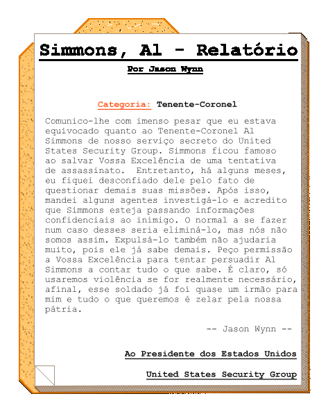 Relatrio: Al Simmons