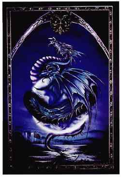 A COOL BLUE DRAGON