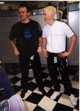 Leather pants!