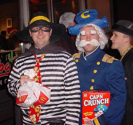 Hamburgler and the Cap'n make it happen!