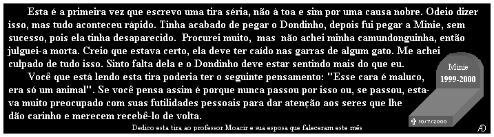 Ateno: Tira sria - Favor  rir