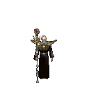 a mage with a staff