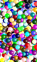 Dots with drop shadow